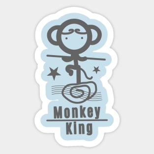 Monkey King - Grey Sticker